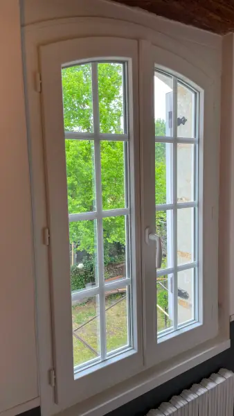 fenetre pvc cintrée pornic