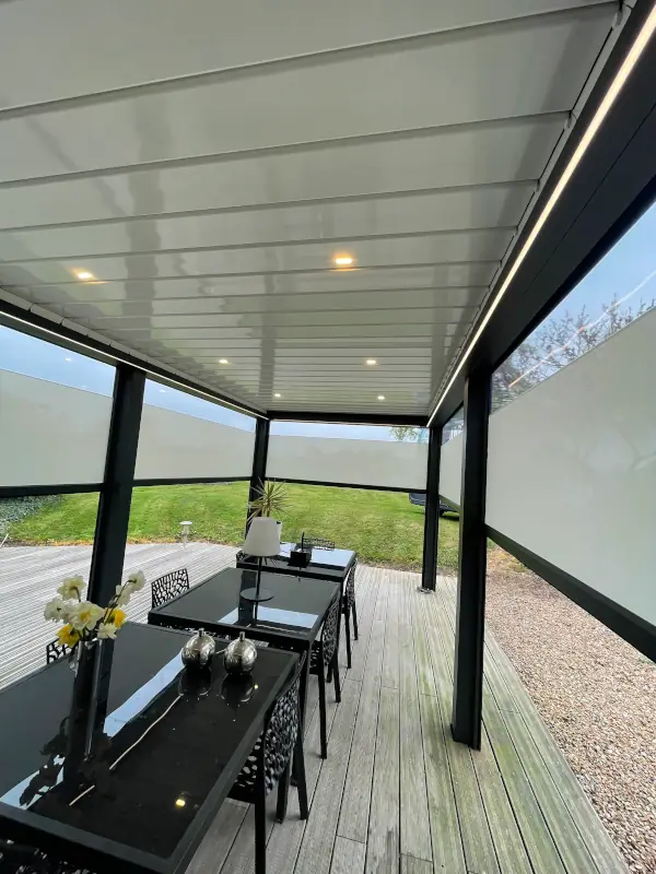 pergola en aluminium à pornic